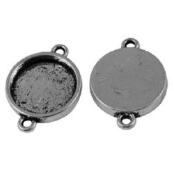 Not Available Online. You can also buy at EM ART stores and at 0884400631 Metal base connecting element 26x19x3.5 mm tile 15 mm hole 2 mm color old silver -5 pieces