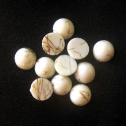 Margele aur fir 12mm alb -50 grame