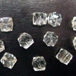Margele forma pietre de cristal pietricel 19 mm transparent -50 grame