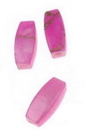 Acrylic Gold-lined Tube Beads for Handmade Jewelry Accessories and Decorations, 11x5 mm, Light Pink -20 grams
