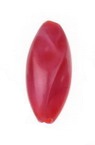 Acrylic Beads Melange Cylinder 25x11mm Hole 2mm Pink -20g ~ 13pcs
