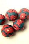FIMO Ball Beads, Polymer Clay Beads for Craft Making, 1 mm 1 -10 pieces