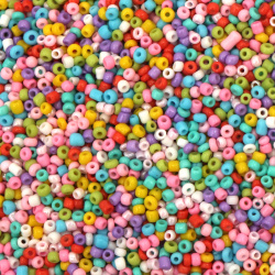 Glass Seed Beads / 2 mm / Multicolored - 50 grams ~ 3670 pieces