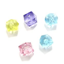Pietră de cristal  mărgele 19 mm MIX - 50 grame