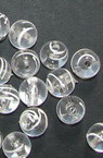 Stoc epuizat. Primeste notificare pe email cand produsul revine in stoc Margele de cristal bile 10 mm gaură 2 mm pictat în alb -50 grame ~ 83 bucăți