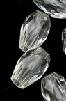 Transparent Acrylic Beads, Crystal Cylinder 14x9mm Hole 3mm Transparent -50g ~ 90pcs
