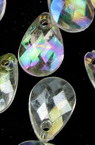 Pandantiv picătură de cristal 10x8 mm plat multi-pereți RAINBOW -20 grame ~ 116 bucăți
