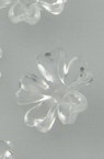 Transparent Acrylic Flower Bead, Imitation of a Crystal for Handmade Jewelry Accessories, 16x6 mm: Hole: 1.5 mm - 50 grams
