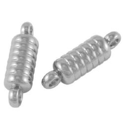 CCB Link Bead / Cylinder, 32x10 mm, Hole: 3 mm  -20 g ~ 11 pieces