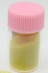 Mărgele de sticlă 0,6 -0,8 mm sifon decorativ de culoare transparentă lămâie -10 grame