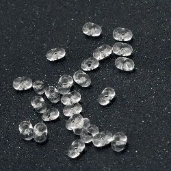 Margele de sticlă Miyuki 6x4x3 mm transparent -10 grame ~ 97 bucăți