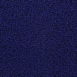 Mărgele de sticlă cehe 2 mm grosime albastru regal -15 grame ± 2050 bucăți