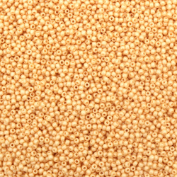 Czech Type Glass Seed Beads / 2 mm / Solid Banana Color - 15 grams ~ 2050 pieces