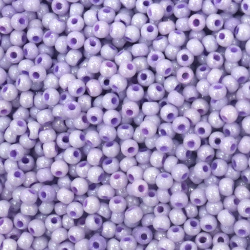 Mărgele tip ceh PRECIOSA Rocailles gaură 4x3 mm 1 mm violet vopsit violet -20 grame ~340 buc