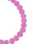 Nazis mărgele sticlă bila 4mm gaură 1mm cauciuc violet lumina ~ 80cm ~ 200 bucăți