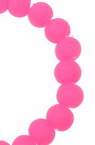 Not Available Online. You can also buy at EM ART stores and at +359 884 000 893 String Glass Round Beads with Neon Rubber Coating, 6mm, Hole: 1mm, Pink ~ 80cm ~ 135 pieces