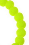 Not Available Online. You can also buy at EM ART stores and at +359 884 000 893 String Glass Round Beads with Neon Rubber Coating, 6mm, Hole: 1mm, Yellow ~ 80cm ~ 136 Pieces