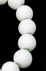 Not Available Online. You can also buy at EM ART stores and at +359 884 000 893 Rubber glass beads strand, ball shaped for DIY jewelry findings 10 mm hole 1 mm neon white ~ 80 cm ~ 80 pieces