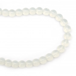 Not Available Online. You can also buy at EM ART stores and at 0884400631 String Beads Glass Imitation MOON STONE ball 10mm ~ 43 pieces