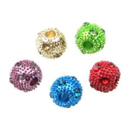 Stoc epuizat. Primeste notificare pe email cand produsul revine in stoc Shambhala margele metal cu cristale mix de 8 mm