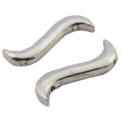 Stoc epuizat. Primeste notificare pe email cand produsul revine in stoc Divizor metalic 6,5x19x3 mm gaură 0,8 mm culoare argintiu -10 bucăți