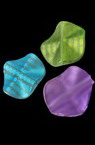 Rubber coated figurine bead 27x4 mm hole 2 mm color - 50 g ~ 23 pieces
