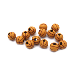Antique Brown Basketball Bead 11x11 mm with 3.5 mm hole - 50 grams ~ 65 pieces