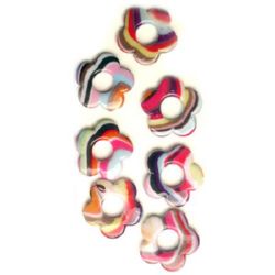 Πλαστικές χάντρες ζωγραφιστές μίξ χρώμα 67 3 mm -4 τεμάχια -11 γραμμάρια