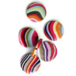 Plastic Painted Beads, color 67 for DIY making accessories and jewelry  3 mm - 3 pieces - 14 grams