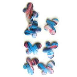 Stoc epuizat. Primeste notificare pe email cand produsul revine in stoc Margele pictate culoare 151 30x21 mm -6 bucăți -13 grame