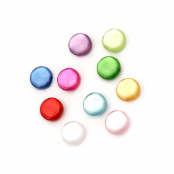 Resin buttons for sewing 12x5mm hole 1mm mixed colors - 20 pieces