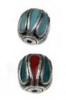 Indonesia oval beads 13x11 mm hole 2 mm