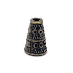 Bead caps 10 x 7 mm