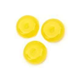 Washer solid 7x3 mm hole 1 mm yellow -20 grams ~ 146 pieces