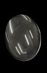 Cabochon Beads for glas, Half Round for Gluing, DIY, Clothes, Jewelleryhemisphere 25x18x5 mm transparent -5 pieces