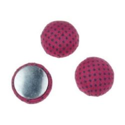 Bead for gluing type cabochon 18x8 mm cyclamen -5 pieces