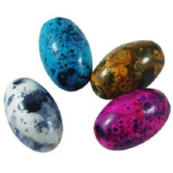 Acrylic beads 15 x 9.5 mm