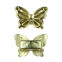 Jewellery stringing element butterfly CCB 25 x 18 x 9.5  mm