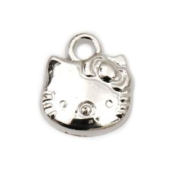 Jewellery charm cat CCB 11 х 13 x 2 mm