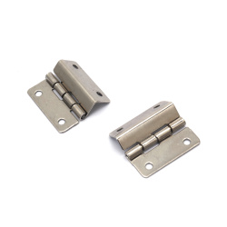 Metal Hinge 23x25x2 mm, Holes: 2 mm, Silver Color - 4 pieces