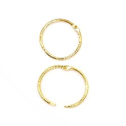 Hinged Rings, Lock, Gold Color 20x2mm, 4 pcs