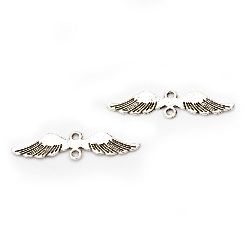 Connecting element metal wings 36x9x1 mm hole 1.5 mm color old silver -10 pieces