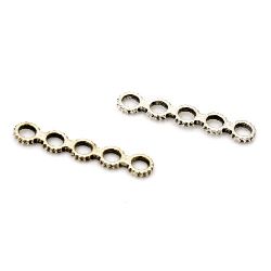 Not Available Online. You can also buy at EM ART stores and at +359 884 000 893 Metal Spacer Bar, Multi Strand Connector for Jewelry Making, 24x5x1.5 mm, Hole: 2.5 mm, Antique Silver, 20 pieces