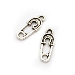 Connecting element metal 18x7x1.5 mm hole 1.5 mm color old silver -10 pieces