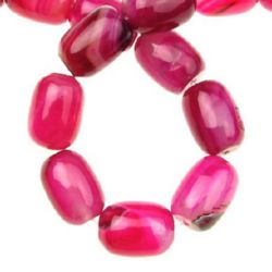 AGATE Dyed Oval Beads Strand Pink 13x18 mm ~ 22 pcs