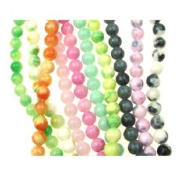 Not Available Online. You can also buy at EM ART stores and at 0884400631 Gemstone Beads Strand, Jade, Round, Mixed color, 8mm, ~48 pcs