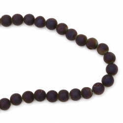 String beads semi-precious stone AHAT druse ball 10 mm ~ 38 pieces