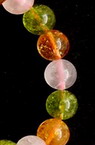 Natural Assorted Quartz Round Beads Strand, Citrine, Ringwoodite, Rose Quartzl 12mm ~ 32 Pieces