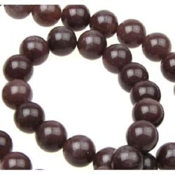Gemstone Beads Strand, Aventurine, Round, Purple, 10mm, ~36 pcs
