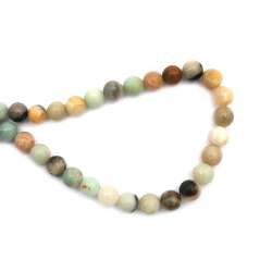 Gemstone Beads Strand, Amazonite, Round, 10mm, ~39 pcs